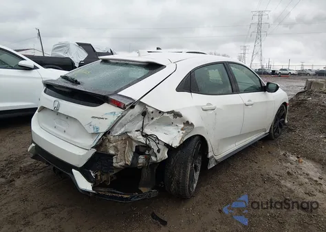 2017 Honda Civic Sport from USA, damaged, VIN SHHFK7G44HU229248